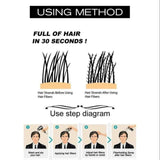 Hair Building Fiber Powder - Natural Hair Thickening Fiber for Men & Women